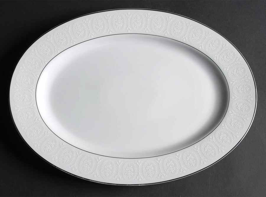 Moderne 14" Oval Serving Platter by Sone-1