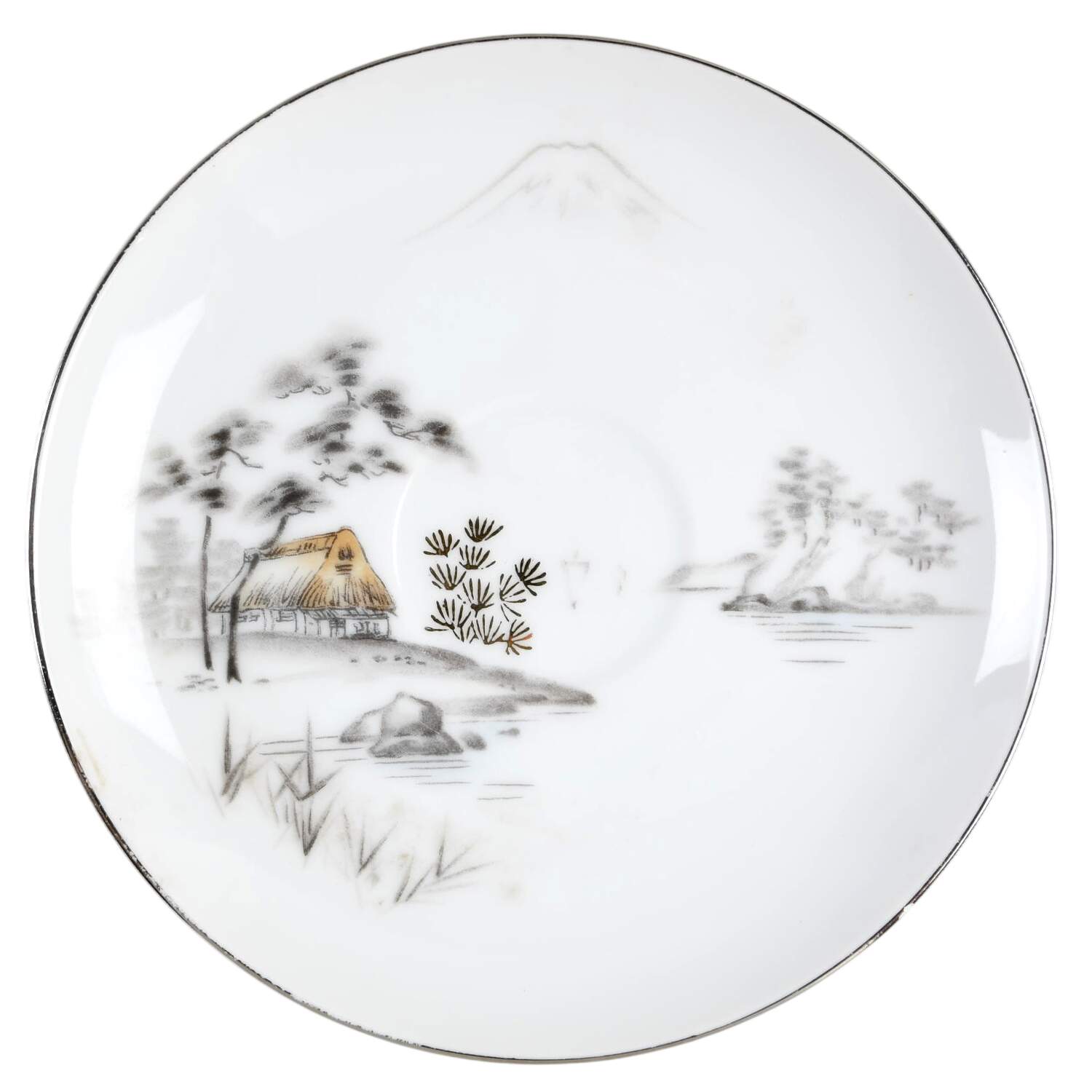 Mt. Fuji Coupe Shape Saucer by Sone-1