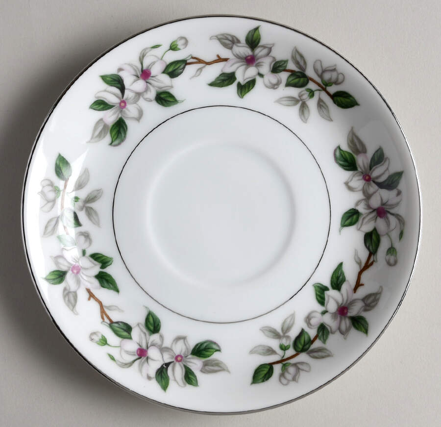 Pamela (Platinum Trim) Saucer by Sone-1