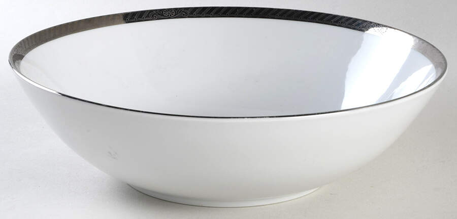 Platinum 9" Round Vegetable Bowl by Sone-1