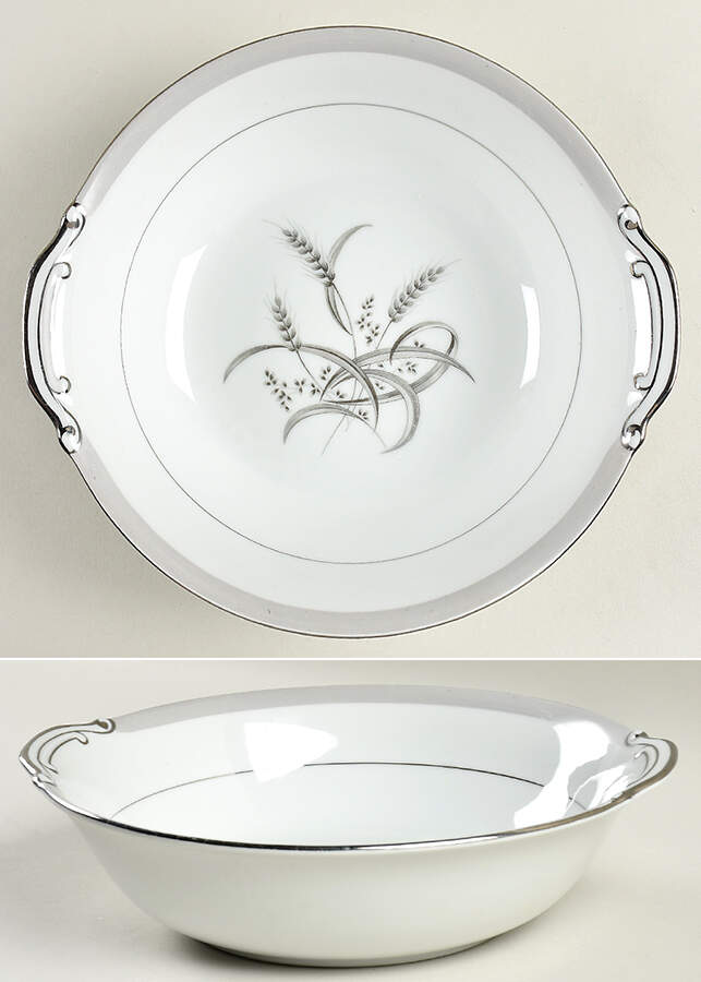 Silver Wheat 10" Round Vegetable Bowl by Sone-1