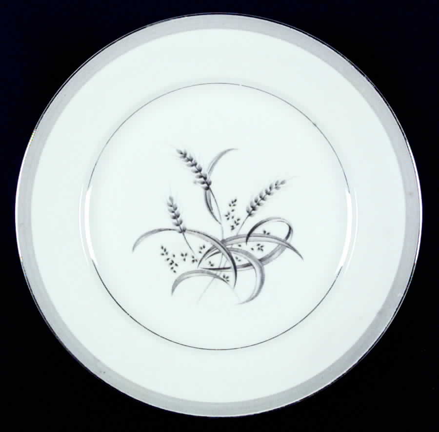Silver Wheat Dinner Plate by Sone-1