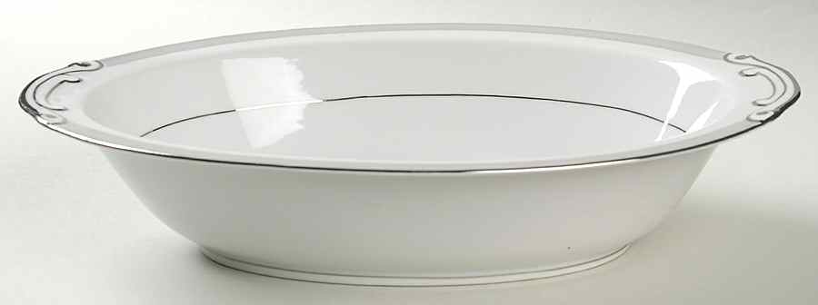 Silver Wheat 10" Oval Vegetable Bowl by Sone-1