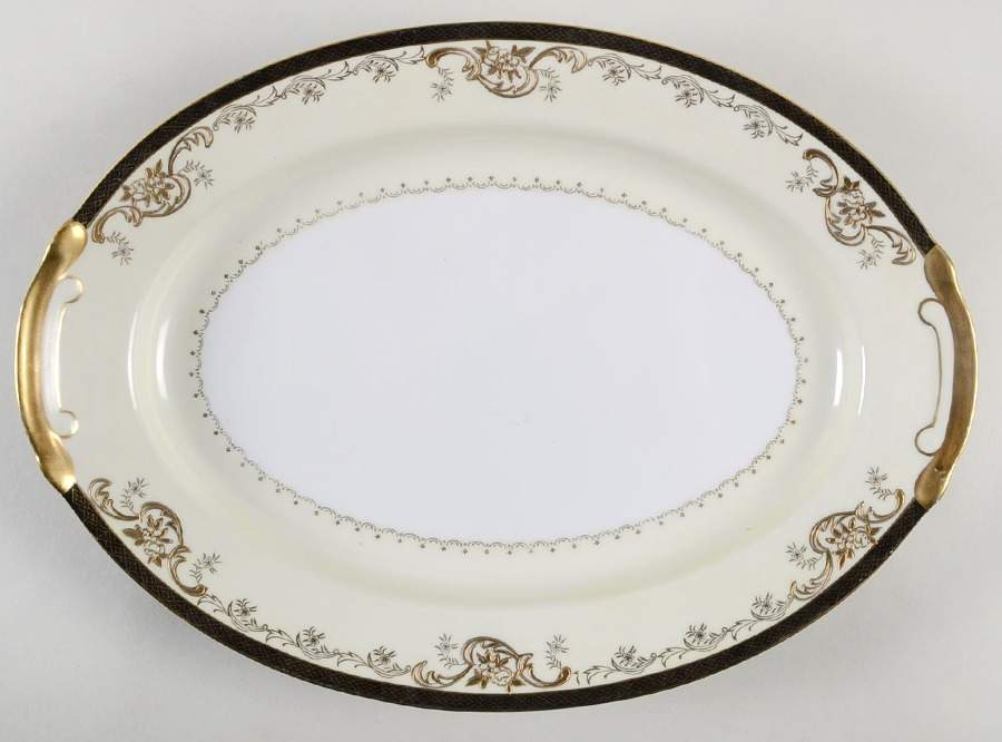 826 14" Oval Serving Platter by Sone-1