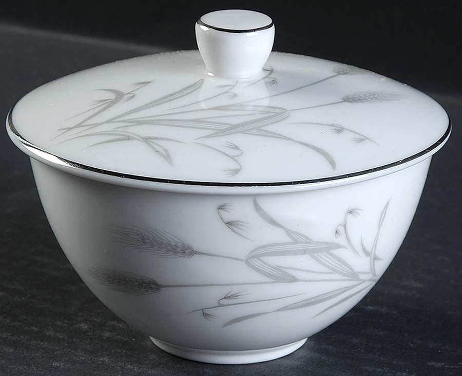 Spring Wheat Sugar Bowl & Lid by Sone-1