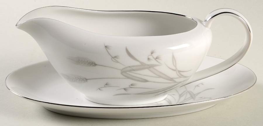 Spring Wheat Gravy Boat & Underplate/Relish by Sone-1