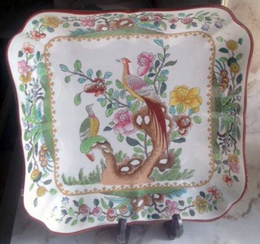 2-5660 8" Square Vegetable Bowl by Spode-1