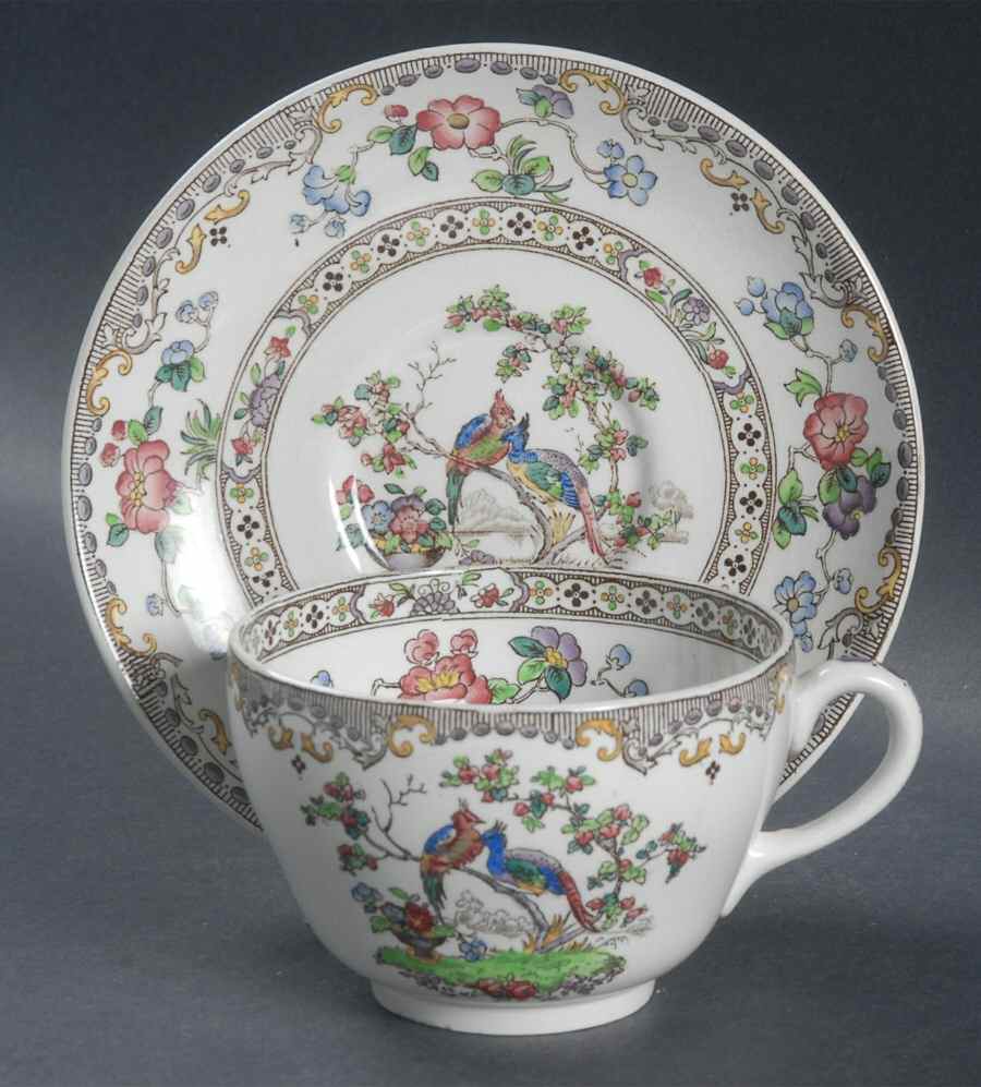 2-6606 Footed Cup & Saucer Set by Spode-1