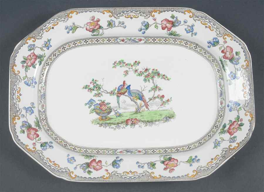2-6606 12" Oval Serving Platter by Spode-1