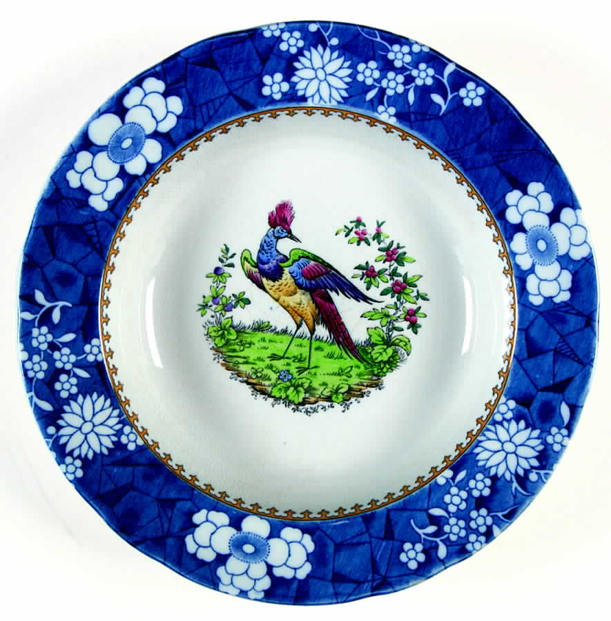 2-6657 Large Rim Soup Bowl by Spode-1