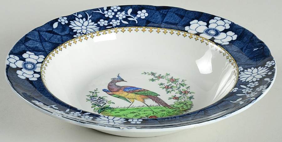 2-6657 Large Rim Soup Bowl by Spode-1