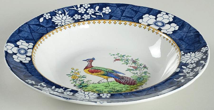 2-6657 Large Rim Soup Bowl by Spode-1