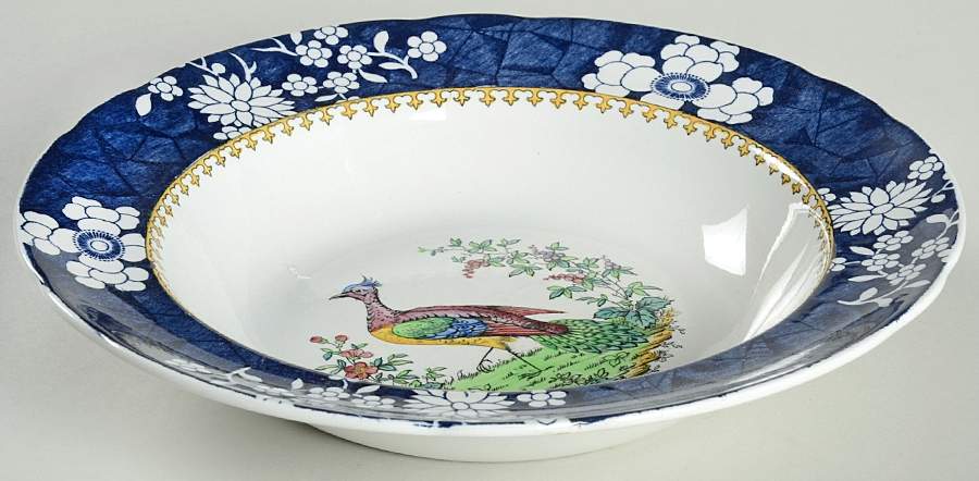 2-6657 Large Rim Soup Bowl by Spode-1