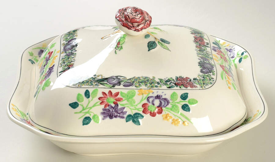2-6915 Square Covered Vegetable by Spode-1