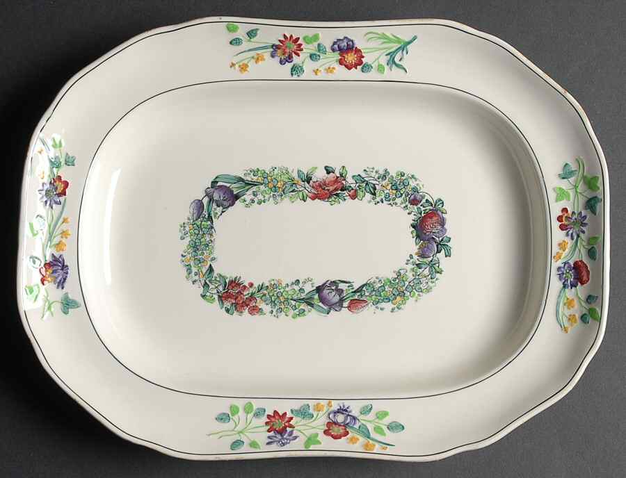 2-6915 12" Oval Serving Platter by Spode-1
