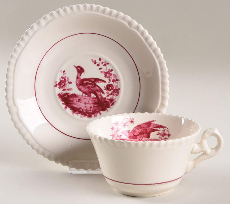 2-8223 Flat Cup & Saucer Set by Spode-1