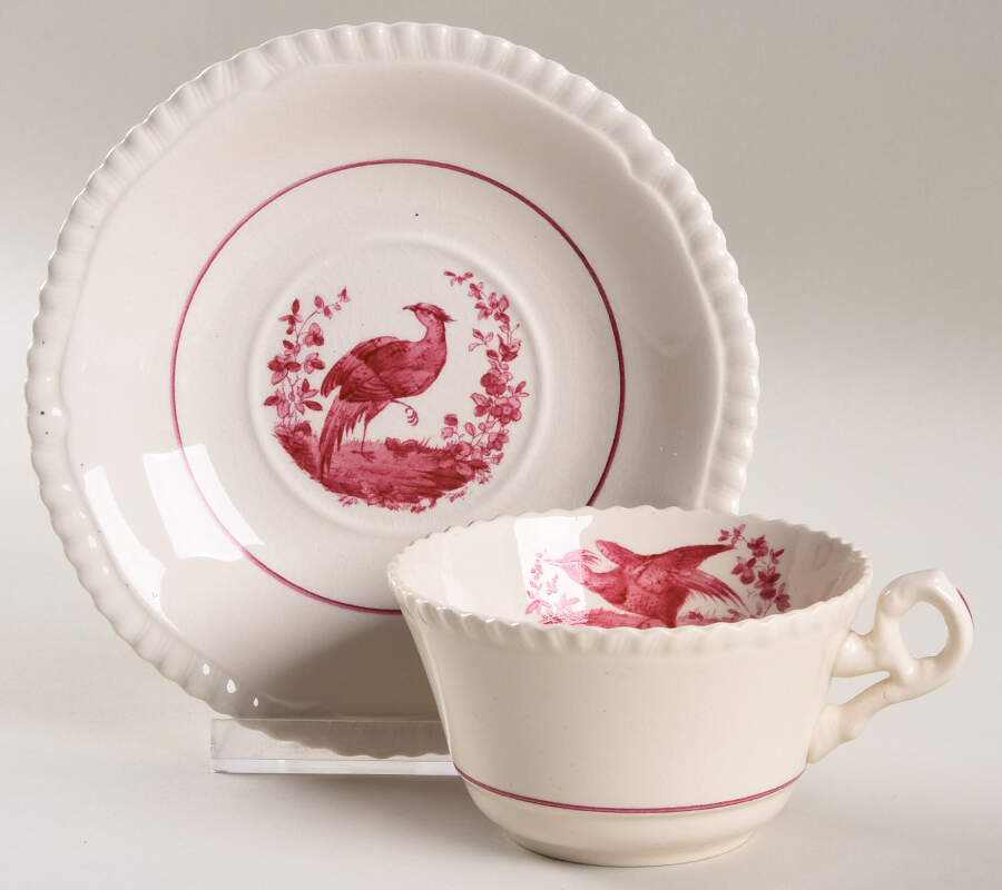 2-8223 Flat Cup & Saucer Set by Spode-1