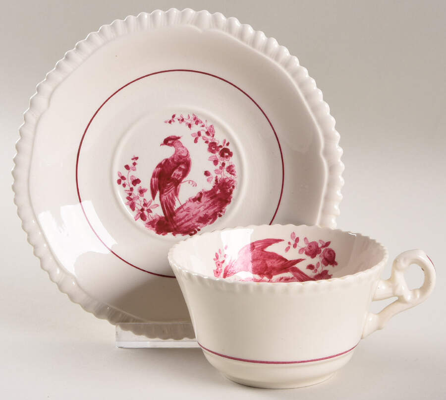 2-8223 Flat Cup & Saucer Set by Spode-1