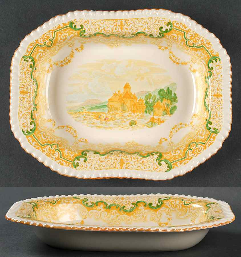 2-8304 9" Oval Vegetable Bowl by Spode-1