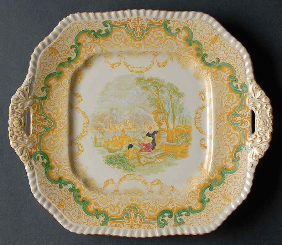 2-8304 Handled Cake Plate by Spode-1