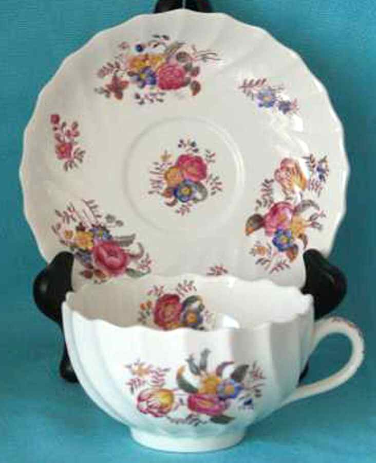 2-8418 Flat Cup & Saucer Set by Spode-1