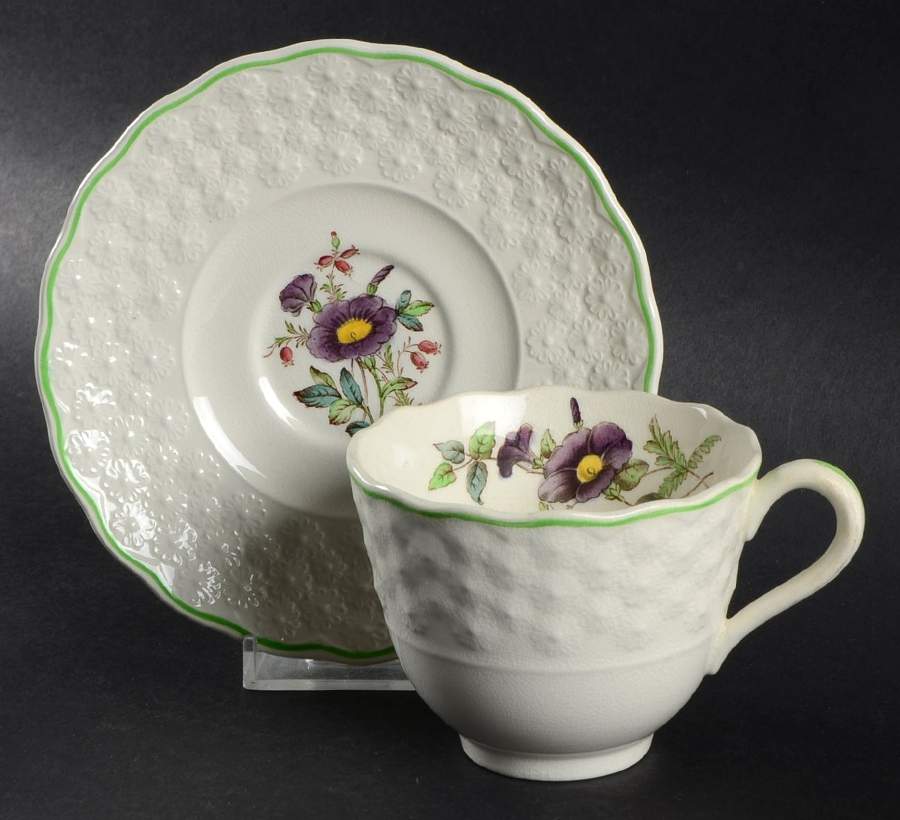 2-9366 Footed Cup & Saucer Set by Spode-1
