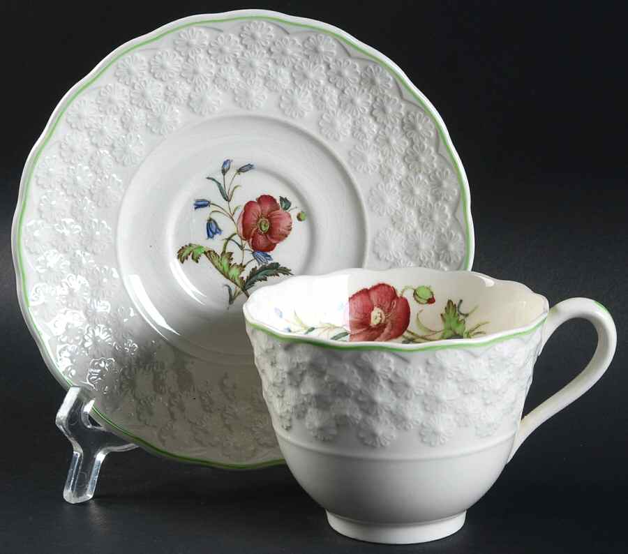 2-9366 Footed Cup & Saucer Set by Spode-1