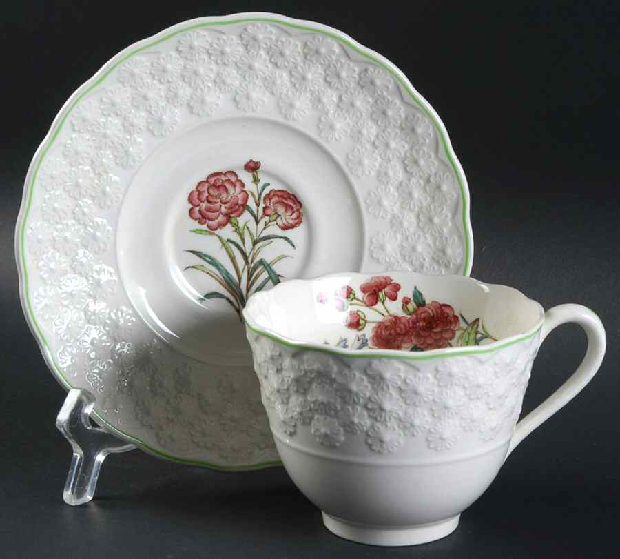 2-9366 Footed Cup & Saucer Set by Spode-1