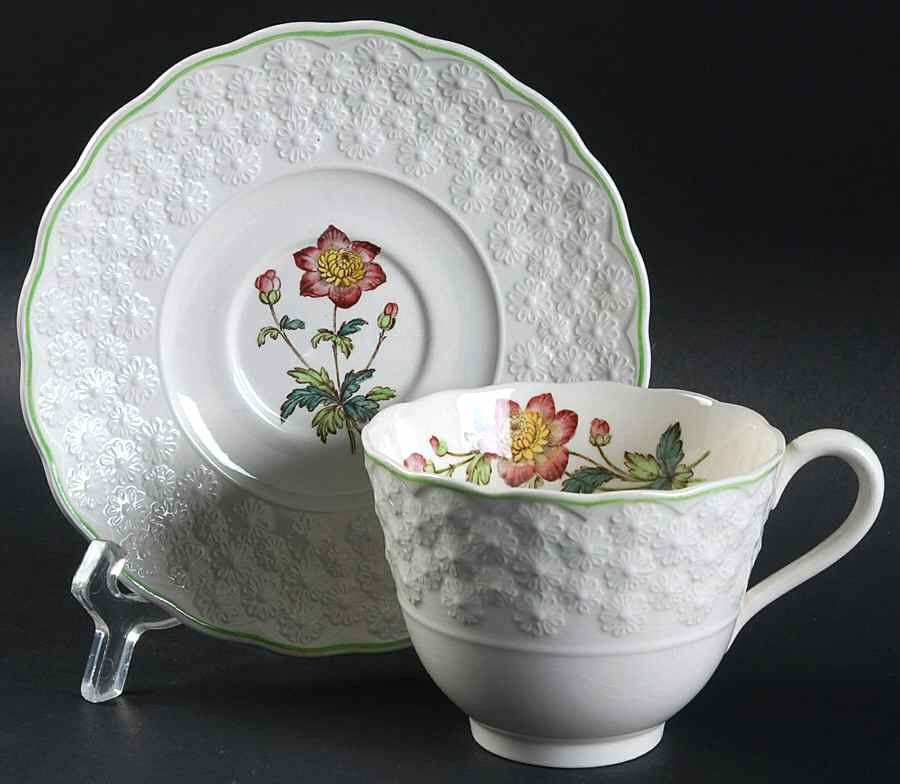 2-9366 Footed Cup & Saucer Set by Spode-1