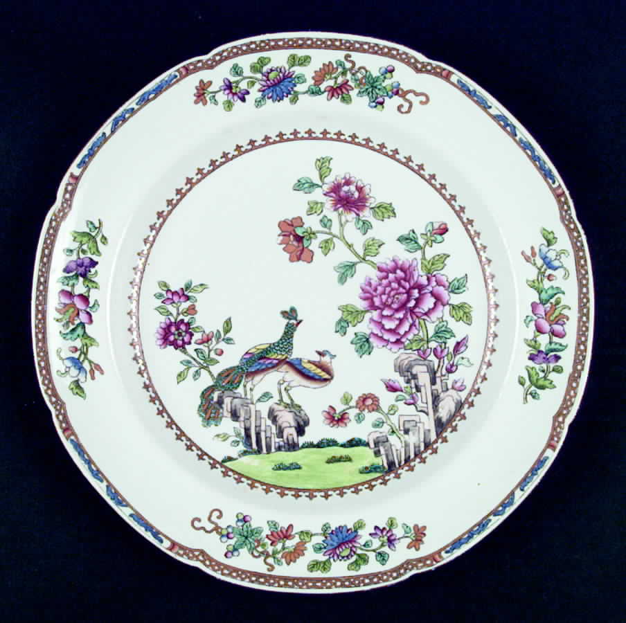 Spode's Peacock (Scalloped) Dinner Plate by Spode-1