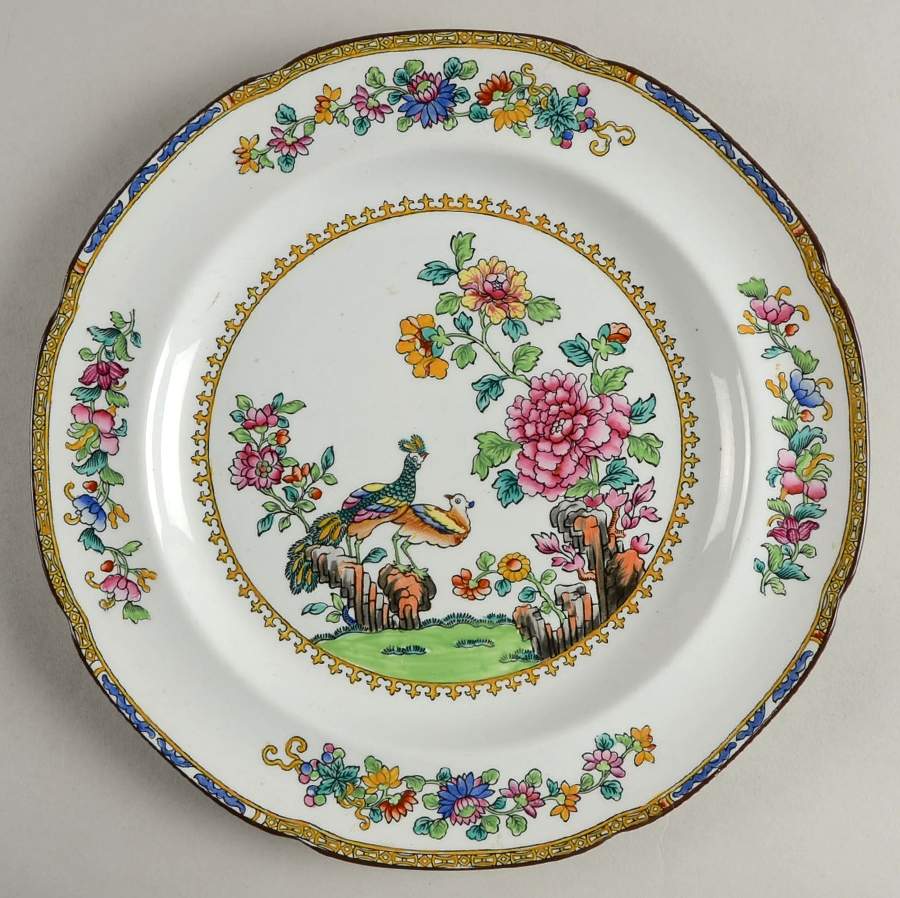 Spode's Peacock (Scalloped) Dinner Plate by Spode-1
