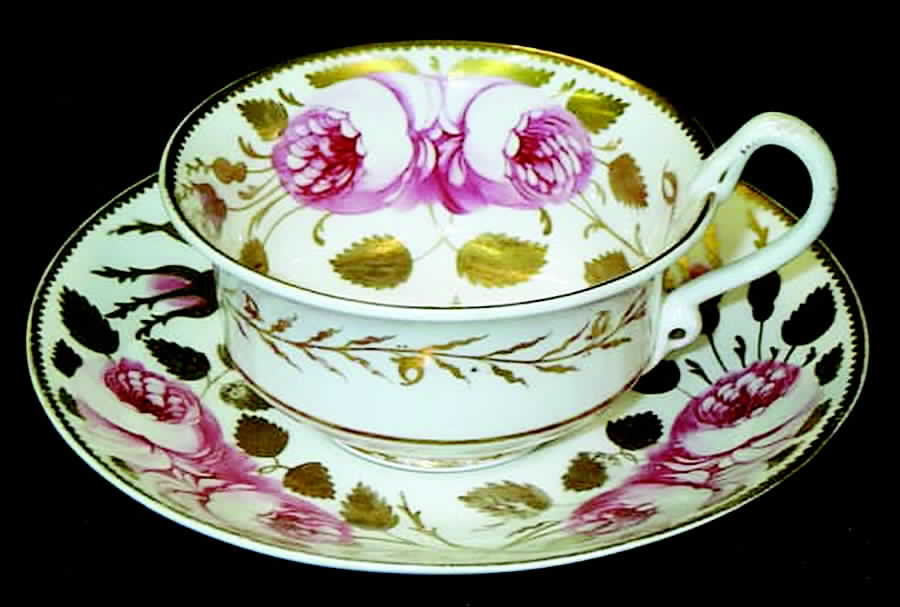 3886 Footed Cup & Saucer Set by Spode-1