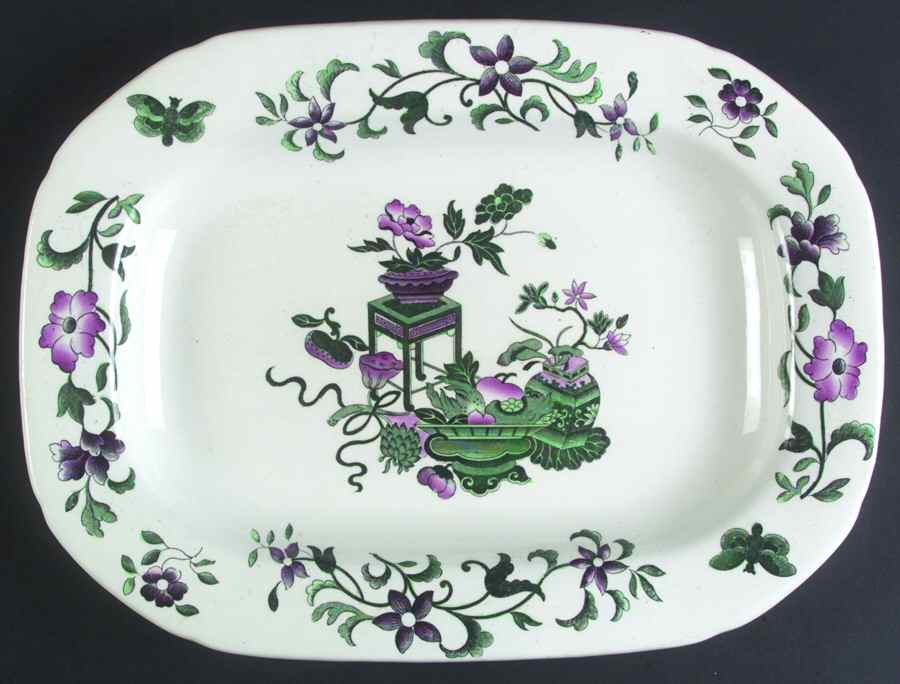 6003 14" Oval Serving Platter by Spode-1