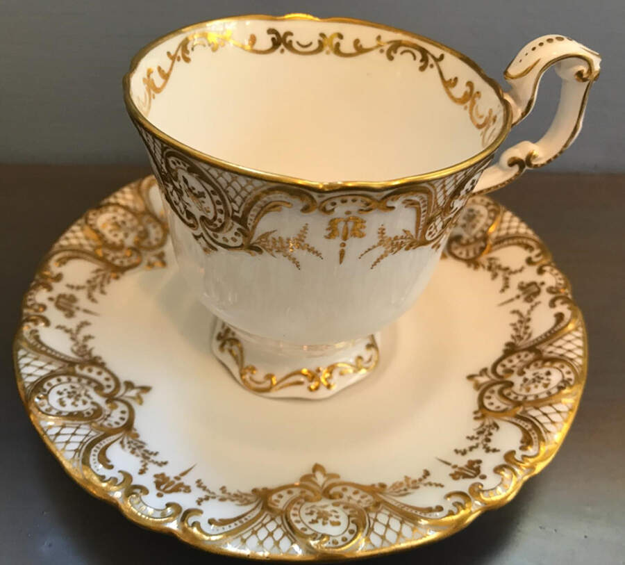 6951 Footed Cup & Saucer Set by Spode-1