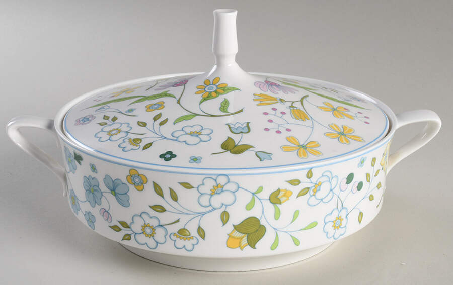 Afton Round Covered Vegetable by Spode-1