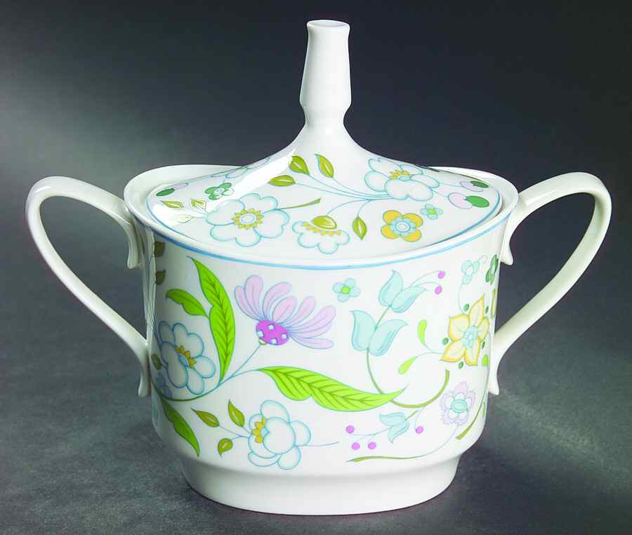 Afton Sugar Bowl & Lid by Spode-1