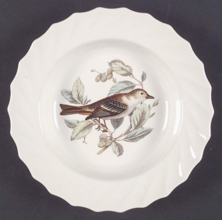 American Birds Rim Soup Bowl by Spode-1