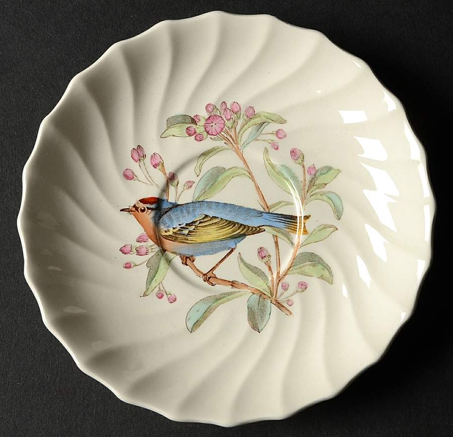 American Birds Saucer for Flat Cup by Spode-1