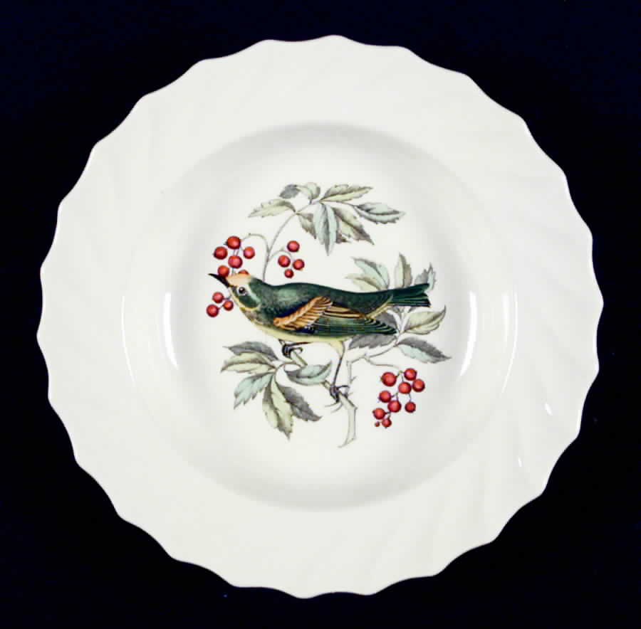 American Birds Rim Soup Bowl by Spode-1