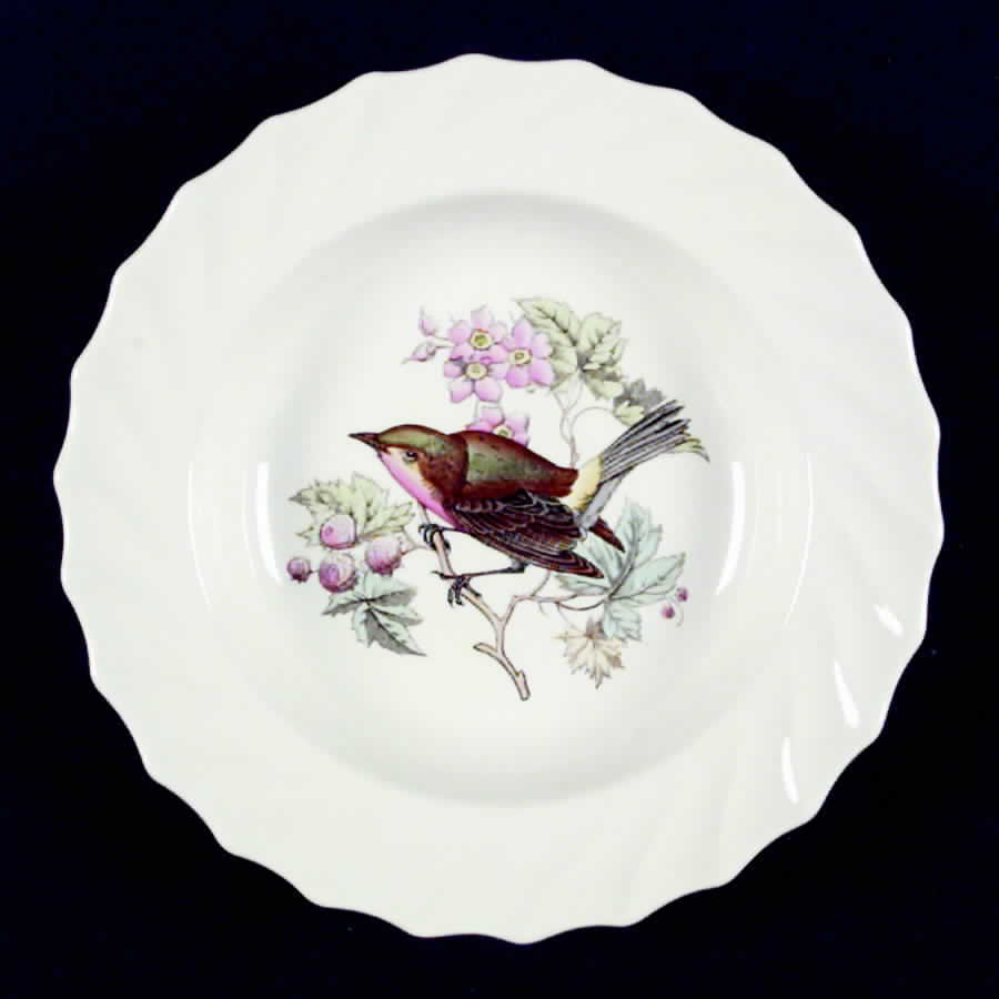 American Birds Rim Soup Bowl by Spode-1