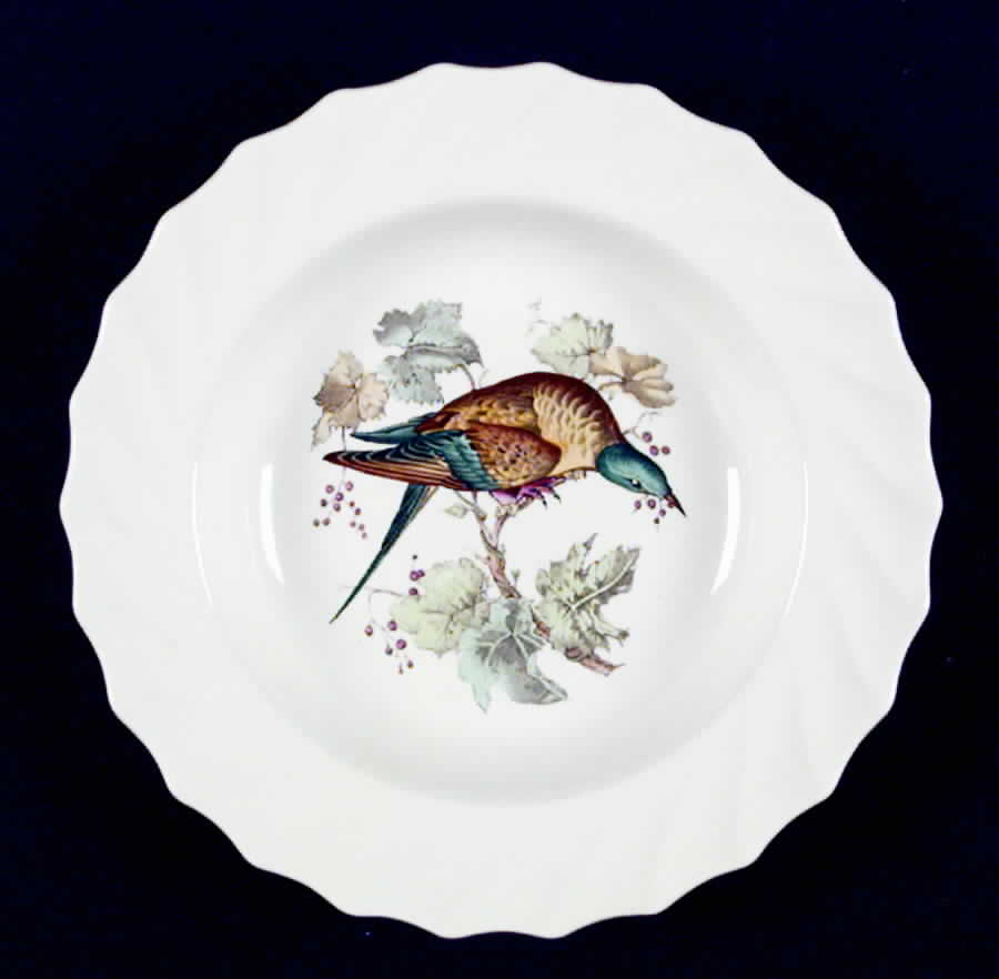 American Birds Rim Soup Bowl by Spode-1