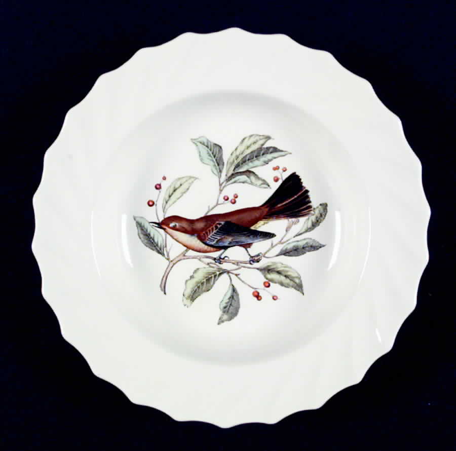 American Birds Rim Soup Bowl by Spode-1