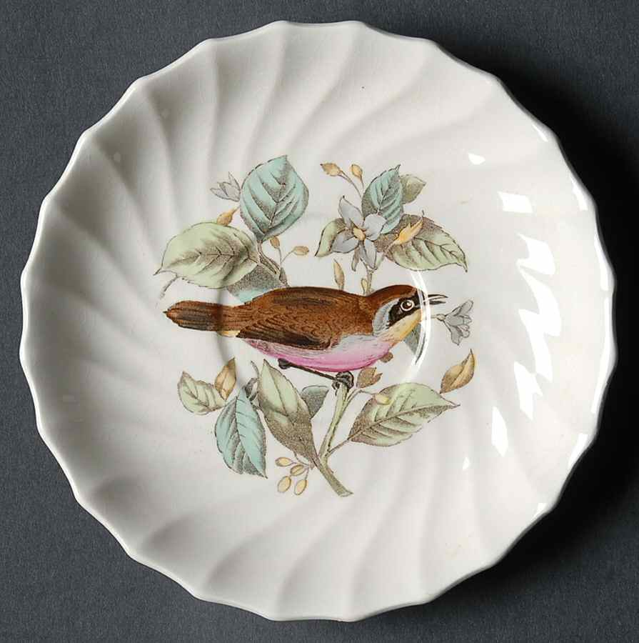 American Birds Saucer for Flat Cup by Spode-1