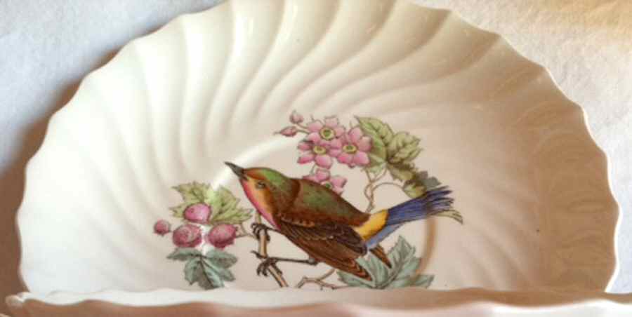 American Birds Saucer for Flat Cream Soup Bowl by Spode-1