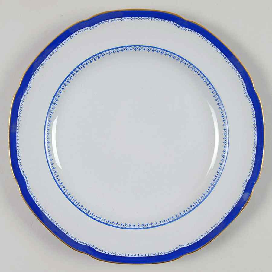 Amherst Blue Luncheon Plate by Spode-1