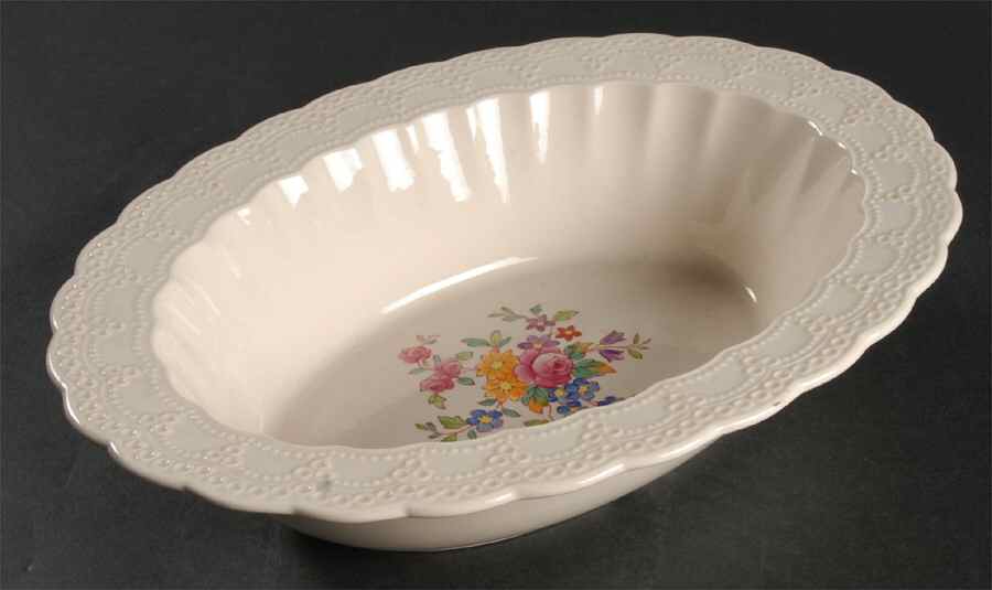 Ann Hathaway (Jewel) 9" Oval Vegetable Bowl by Spode-1