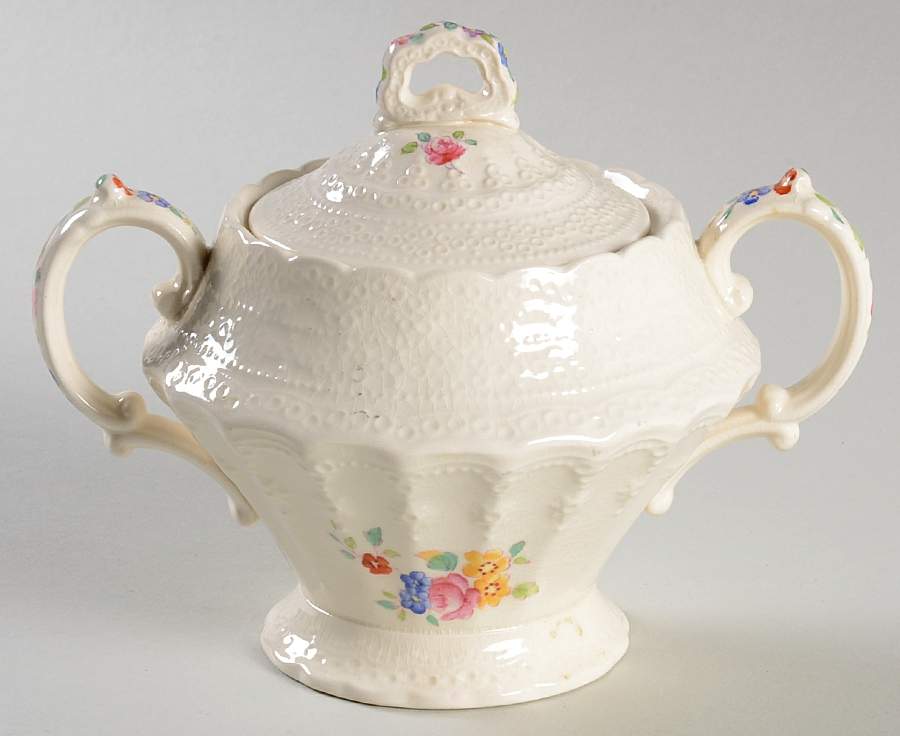 Ann Hathaway (Jewel) Sugar Bowl & Lid by Spode-1