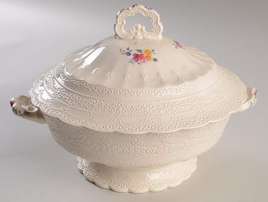 Ann Hathaway (Jewel) Round Covered Vegetable by Spode-1