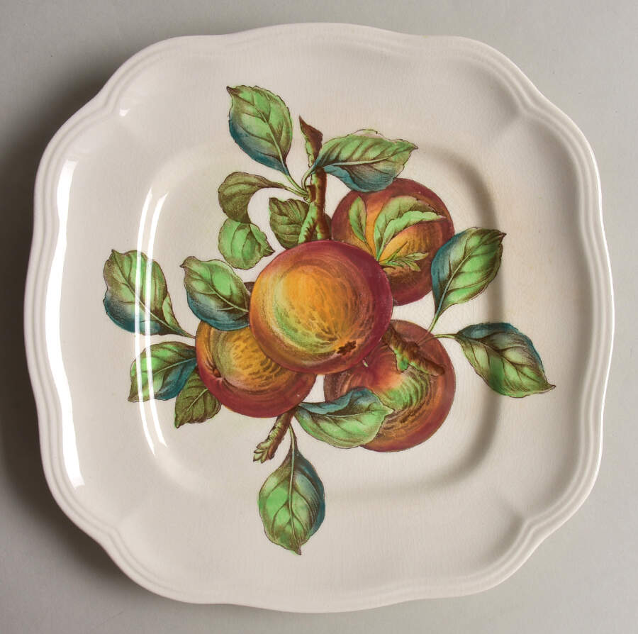 Apple Square Luncheon Plate by Spode-1