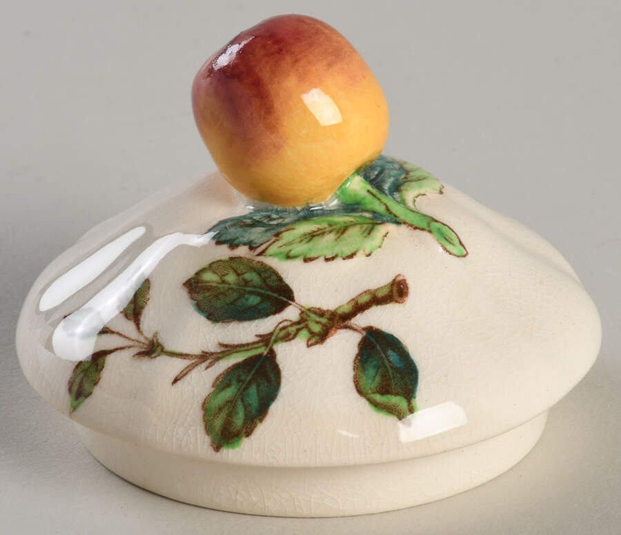 Apple Lid for Sugar Bowl by Spode-1